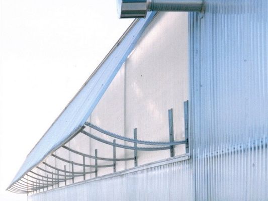 PO/PEP/HDPE Plastic Film Sawtooth Plastic Tunnel Greenhouse