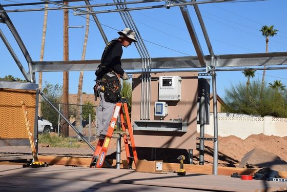 PO/PEP/HDPE Plastic Film Sawtooth Plastic Tunnel Greenhouse